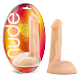 Real Nude Zullo Beige Silicone Dual Density Dildo Beige Dongs Realistic